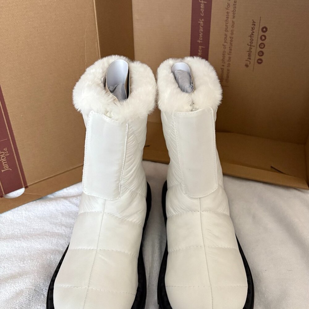 Jambu Water Resistant Boots, 6M, Icicle White